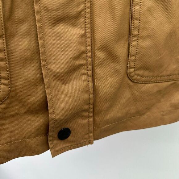 Kavu Men's Partaker Jacket Tobacco Tan Fleece Plaid Lining - Picture 8 of 15